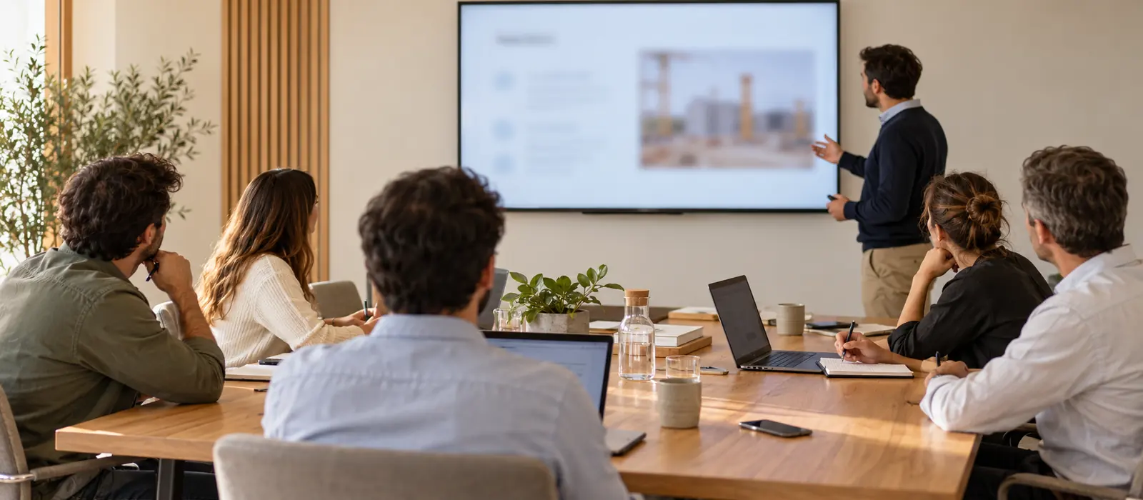 Sesión práctica de formación en inteligencia artificial para un equipo de empresa